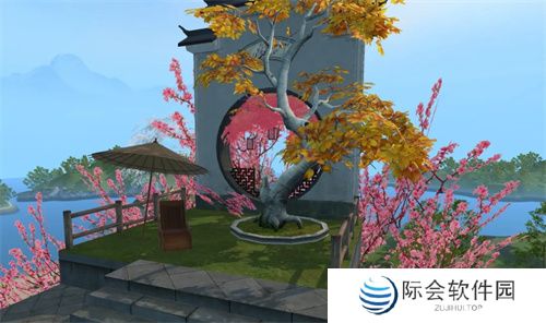 《天下》手游中秘藏的桃源仙境?陶渊明看了都点赞!