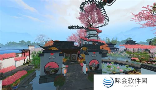 《天下》手游中秘藏的桃源仙境?陶渊明看了都点赞!