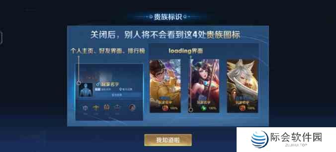 王者荣耀贵族标志怎么关闭 王者荣耀贵族标志关闭方法介绍图4