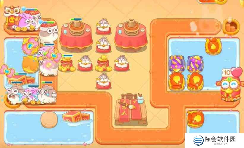 保卫萝卜4新春大集第十二关怎么过 保卫萝卜4新春大集第12关攻略图4